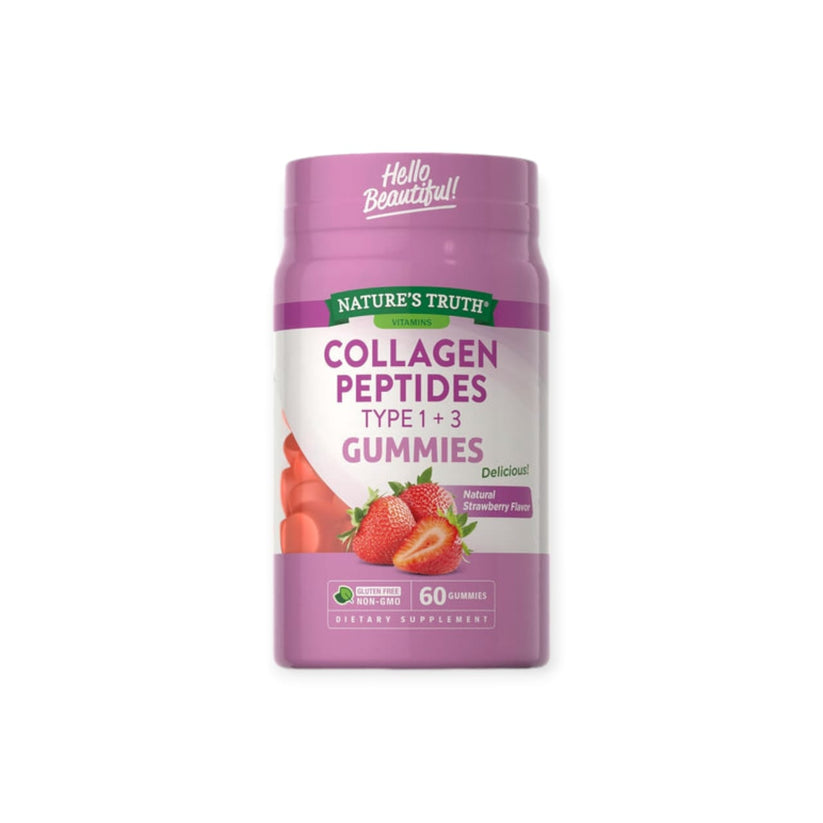 Natures Truth - Gomitas De Colágeno Tipo 1 Y 3 - 60 Gomitas -