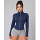 thumbnail image 4 of Chaqueta Deportiva Slim Fit Mujer Corte Crop Cierre Dorado, 4 of 4