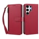 thumbnail image 1 of Funda Tipo Billetera para samsung galaxy S25 Ultra con Soporte y Bolsillo con Cierre Rojo, 1 of 1