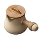 thumbnail image 2 of Tetera De Cerámica Estufas Tetera Hervida Para Picnic Senderismo Amantes Del Té Regalo Beige, 2 of 5