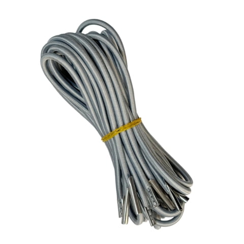 Ioensy - 4X Cable De Repuesto Para Silla De Patio, Universal, Para Tumbona De Exterior, Cordón Elástico Gris