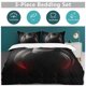 thumbnail image 5 of Moon Knight Family Bed 3 Piece Set Personalized Bedding Decor for Kids And Teens Anime Student Dormitory Cover, 5 of 5