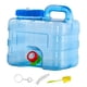 thumbnail image 2 of Contenedor De Agua Con Grifo, Jarra De Almacenamiento De Agua Para Acampar De Gran Capacidad Para Barbacoa, 7,5 L, Sin Grifo De Repuesto, 2 of 3