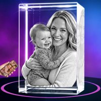Crystal Photo Artpix 3D, Regalo Personalizado Para El Día De La Madre