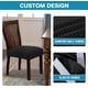 thumbnail image 5 of 2 fundas elásticas de licra para asiento de silla de comedor, fundas de cojín para sillas de cocina, extraíbles y lavables., 5 of 8