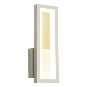 Genérico - Aplique Lámpara Pared Rectangular Decoración Moderna Jhn