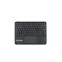 Teclado Inalámbrico Motomo Bd-136A, Bluetooth, Color Negro