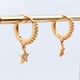 thumbnail image 4 of Aros Argollas, Dijes de Estrellas, Circonitas y Plata 925 enchapados en Oro 24k, 4 of 4
