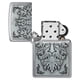 thumbnail image 4 of Bolsillo en cromo cepillado con el emblema de Greenman de Zippo, más ligero, 4 of 6