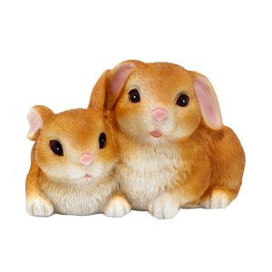 Ioensy - Estatuas De Conejito De Pascua Adorable Maceta Linda Para Fiesta Gabinete De Pascua