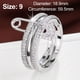 thumbnail image 4 of Anillo creativo de tres colores, anillo desmontable, personalidad femenina, microincrustaciones, anillo de pin de circonita AAA, 4 of 5
