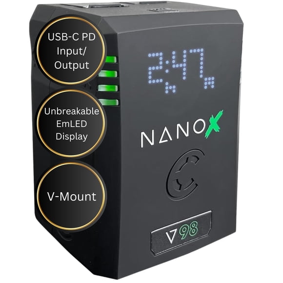 Batería CoreSWX NANO-V98X 98Wh V-Mount USB-C PD