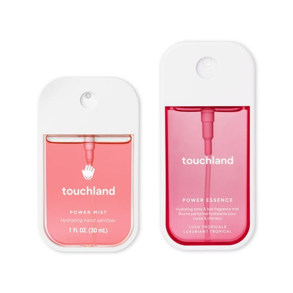 Set de bruma para manos y cuerpo Touchland JUICY ESCAPE con desinfectante