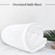 thumbnail image 2 of Toallas de baño Tens Towels Jumbo, 100% algodón, 100 x 200 cm, color blanco, paquete 1, 2 of 7