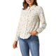thumbnail image 4 of INSPIRE CHIC Camisa de Mujer con Botones Estampado Floral de Manga Larga Cuello en Punta Top de Oficina XL Beige-Amarillo Floral, 4 of 6
