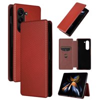 Funda Flip Para Foxdock Samsung Galaxy Z Fold 5 - Funda Magnética De Negocios, Funda Protectora Delgada