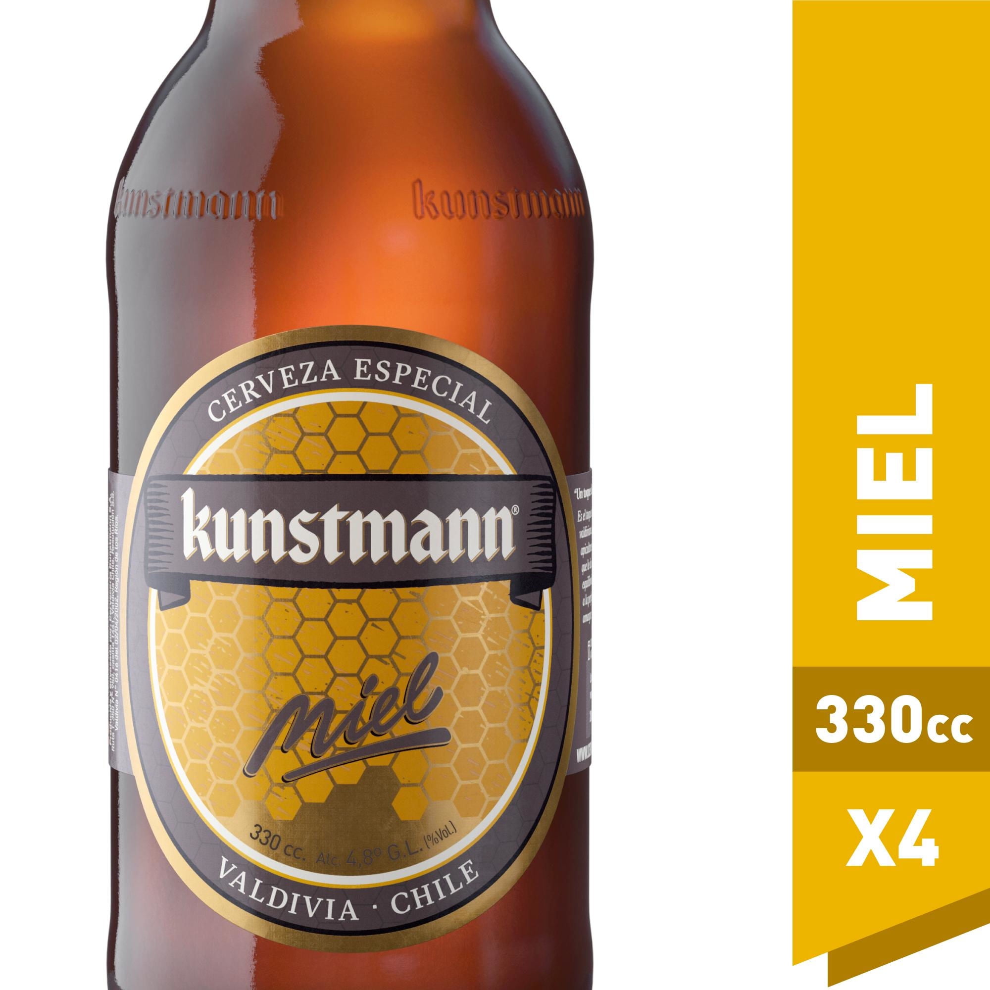 Cerveza Honig Ale Sabor Miel Botellas Pack 4 Un x 330 ml c/u Kunstmann