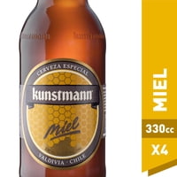 Cerveza Honig Ale Sabor Miel Botellas Pack 4 Un X 330 Ml C/U Kunstmann