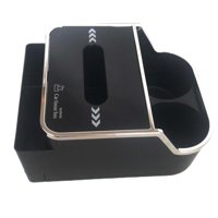 Ioensy - Caja De Almacenamiento Para Reposabrazos De Coche, Accesorios Interiores Para Coche, Consola, Organizador De Reposabrazos, Negro