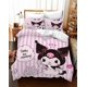 thumbnail image 2 of Cartoo-n Bunn-y 3-Piece Bed- Set Warm- and- Comfort Kawaii Bedd-ing Set C-ute Soft Microfib-er Bedc-loths for -Boys Girls Kids -Twin, 2 of 5
