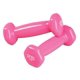 thumbnail image 1 of Juego de mancuernas SPRI Deluxe con revestimiento de vinilo, 1 libra (0,45 kg), color rosa, 1 of 5