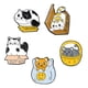 thumbnail image 1 of 5 Broches De Esmalte De Gato De Dibujos Animados, Alfileres De Joyería, Insignia Para Decoración De Camisa De Bolso, 1 of 5