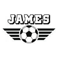 Rienda Libre Graphics - Decomural Personalised Name Football Ws-43030