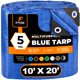 thumbnail image 1 of Lona de polietileno Xpose Safety Better, azul, 3 x 6 m, resistente al agua, 5 mil, 1 of 9