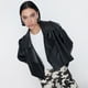 thumbnail image 3 of Chaqueta Mujer Trench Ecocuero Negro Corona, 3 of 5