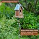 thumbnail image 5 of Casa para Pájaros MOCOME 23 cm Púrpura de Metal con Estaca para Jardín, 5 of 7