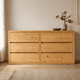 thumbnail image 1 of Cómoda "Arauco" 6 Cajones Mueble de Pino Natural Minimalista - Natural - 150x40x90 cm, 1 of 3