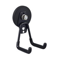 Bothyi - Gancho Magnético Con Revestimiento Antideslizante, Resistente, Para Uso En Cocina, Para Armarios De Metal, Color Negro