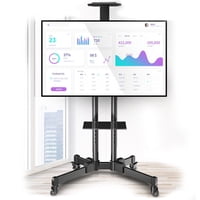 Newo - Soporte Tv Con Ruedas Base Pedestal Móvil