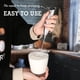 thumbnail image 3 of Espumador de leche eléctrico portátil SimpleTaste con batidor de acero inoxidable, 3 of 6