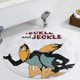 thumbnail image 5 of El Show de Heckle y Jeckle Alfombra Redonda de Felpa Coral, Antideslizante, No Desprende Pelusas, Lavable y Duradera para Salón, Dormitorio y Habitación de Niños 60cm, 5 of 6