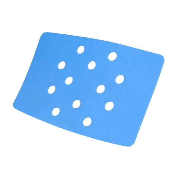 Almohadilla para silla de ducha, alfombrilla para taburete de ducha, respaldo azul, montaje profesional, cojín para silla de baño, cojín para asiento