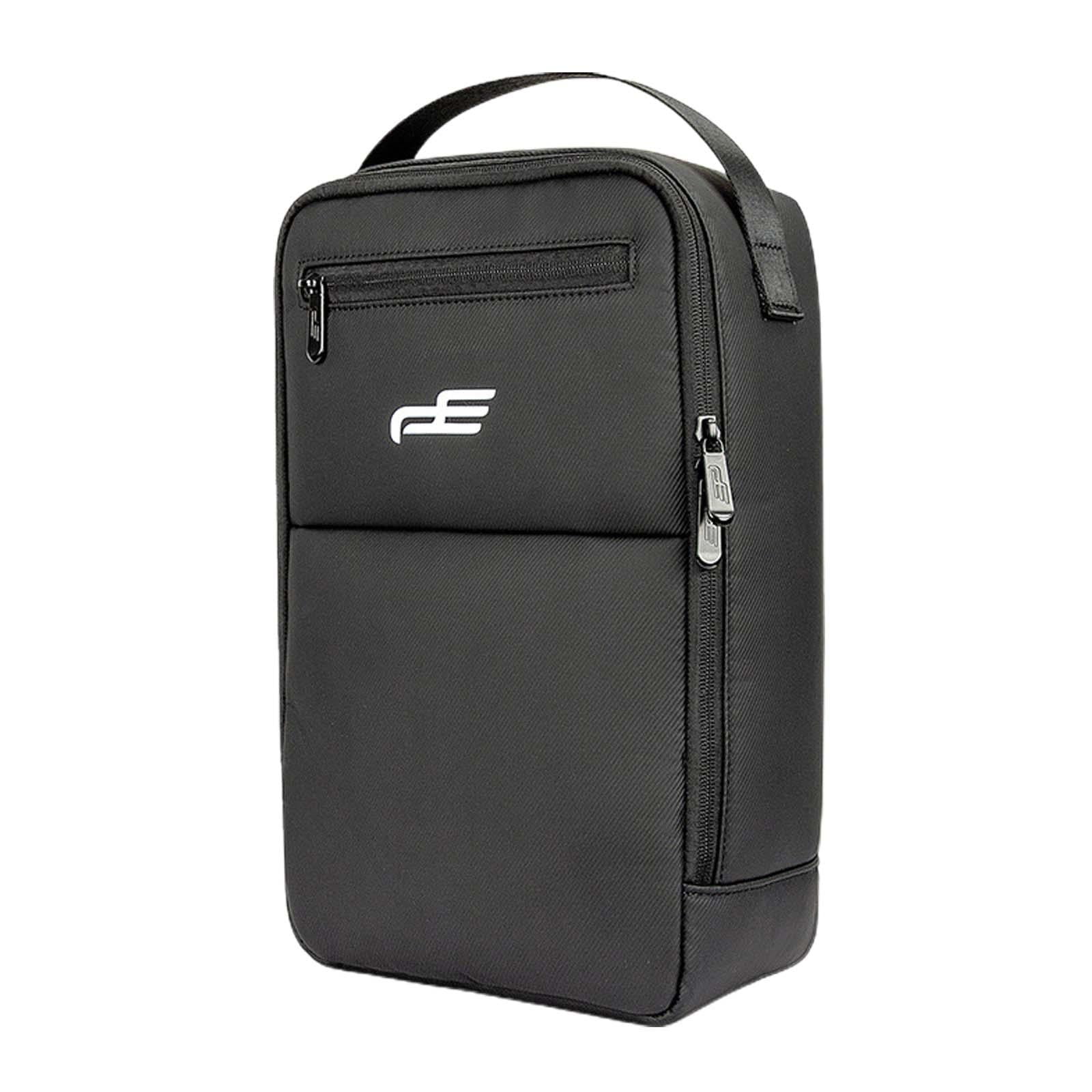 Magideal - Bolsa Para Zapatos De Golf Bolsa Para Almacenamiento De Zapatos Bolsa Para Zapatos De Viaje Portátil Multifunción Bolsa Resistente Al Agua Con Cremall Negro