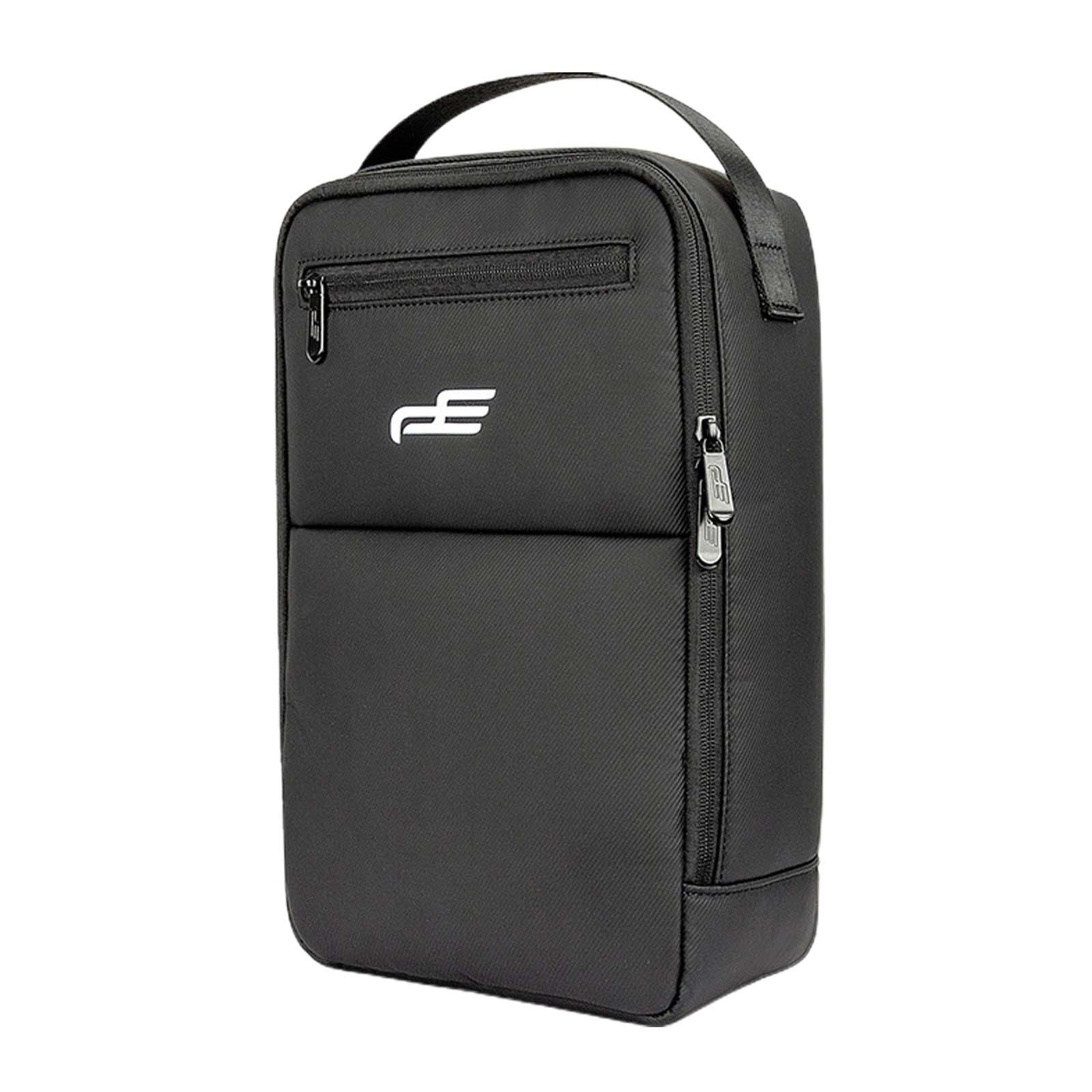 Magideal - Bolsa Para Zapatos De Golf Bolsa Para Almacenamiento De Zapatos Bolsa Para Zapatos De Viaje Portátil Multifunción Bolsa Resistente Al Agua Con Cremall Negro