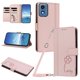 thumbnail image 1 of Funda Cartera Trébol para Motorola Moto G Play 2024 5G con Ranuras Tarjetas y Carga Inalámbrica Rosa, 1 of 6