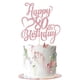 thumbnail image 1 of Decoración para tartas AROKIPPRY con purpurina en oro rosa, feliz 80 cumpleaños, 1 of 7