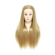 thumbnail image 2 of Cabeza De Maniquí De 23,6 Pulgadas Para Estudiantes De Escuela De Belleza, Estilistas De Cabello Trenzado, Rubia, 2 of 3