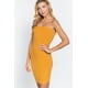 thumbnail image 3 of Vestido Mini De Canalé Grueso Con Tirantes Finos, 3 of 5