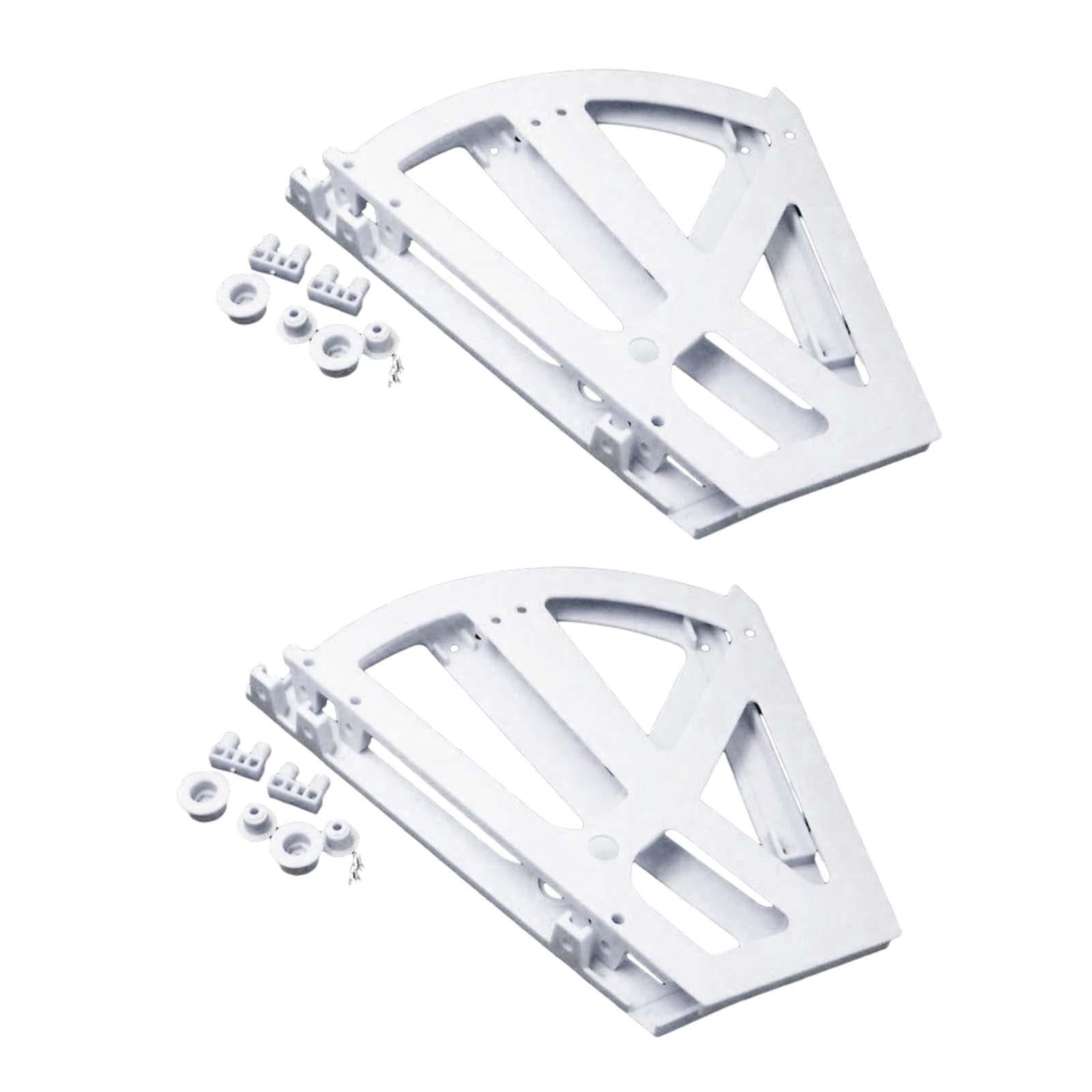 Magideal - 2 Piezas De Marco Giratorio Para Cajón De Zapatos, Accesorios Para Cajón De Zapatos Con Accesorios De Montaje, Bisagras Para Cajón Abatible Para Zapat