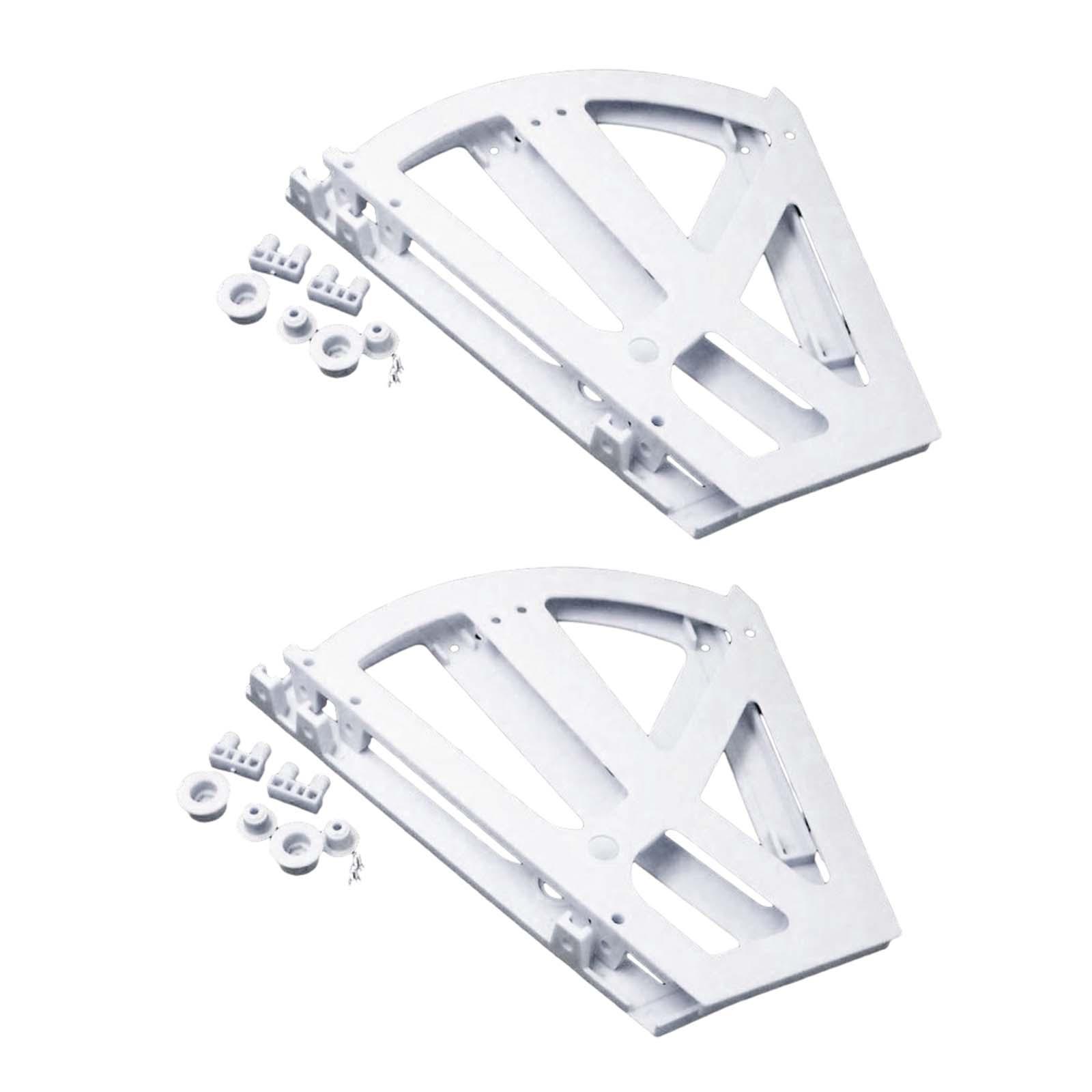Magideal - 2 Piezas De Marco Giratorio Para Cajón De Zapatos, Accesorios Para Cajón De Zapatos Con Accesorios De Montaje, Bisagras Para Cajón Abatible Para Zapat