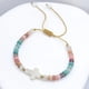 thumbnail image 4 of Pulsera De Mostacilla Colores, Cruz Conchaperla, Ajustable Blanco 9 Cm 20 Cm, 4 of 4