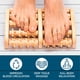 thumbnail image 2 of Masajeador de pies TheraFlow para aliviar la fascitis plantar Wood XL, 2 of 8