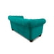 thumbnail image 3 of Sofa Florencia 2C Tela Velvet Turquesa, 3 of 4