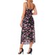 thumbnail image 3 of INSPIRE CHIC Vestido de Maternidad de Malla Fruncida sin Mangas con Tirantes Finos Ajustado a la Cadera Largo hasta la Rodilla para Invitada de Boda Rosa Negra XL, 3 of 6