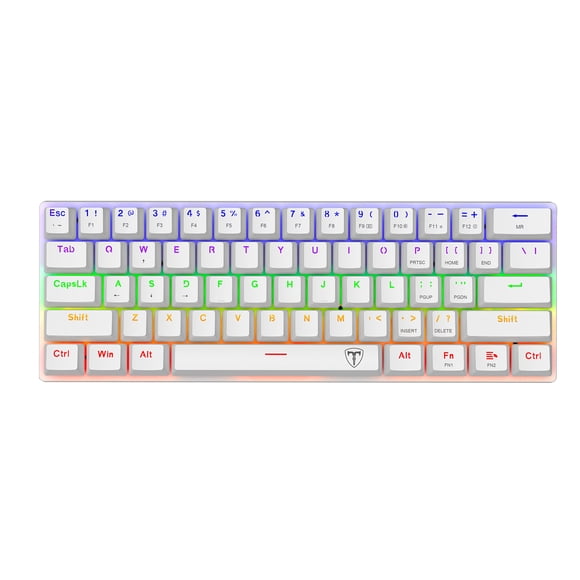 Teclado T-Dagger Arena Lite T-TGK321W-LIT Blanco