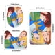 thumbnail image 3 of Juego de Alfombras de Baño Desmarcar Terciopelo Coral 3 Piezas, 3 of 6